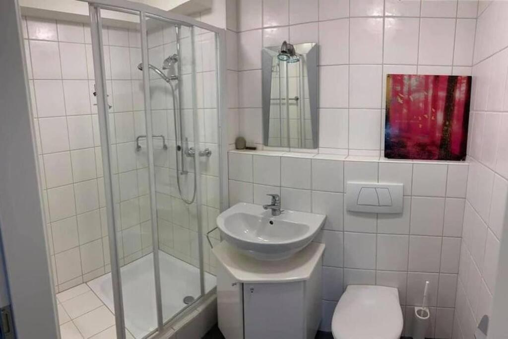 Basel - 5 Mins Away - Modern Basement Studio With Kitchen 35M2 In ムッテンツ エクステリア 写真