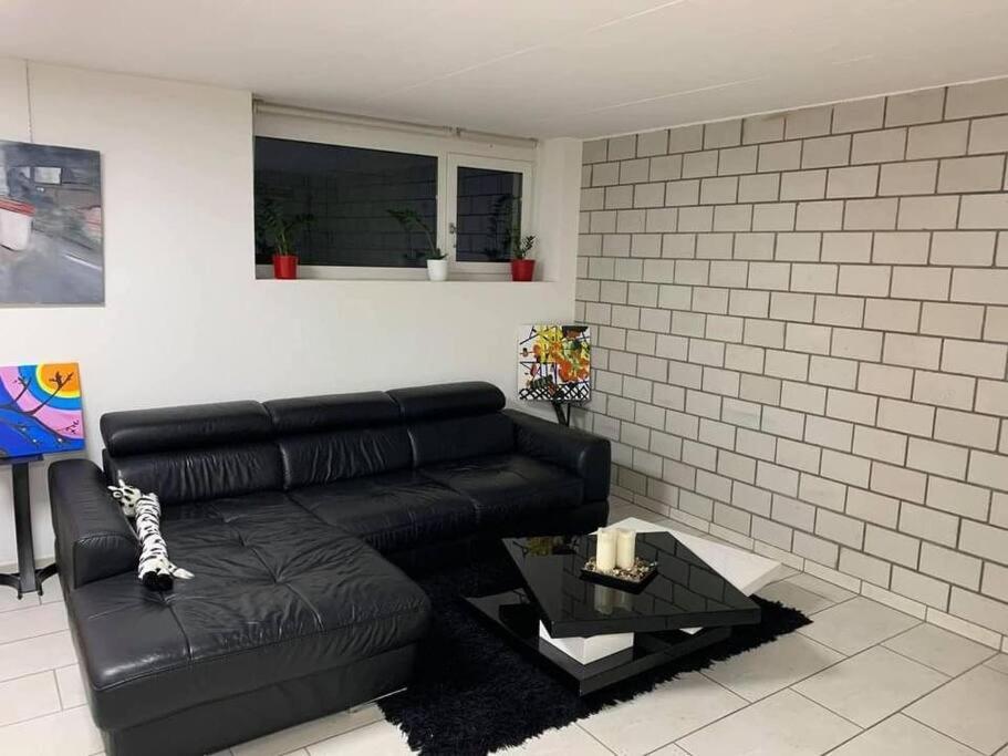 Basel - 5 Mins Away - Modern Basement Studio With Kitchen 35M2 In ムッテンツ エクステリア 写真